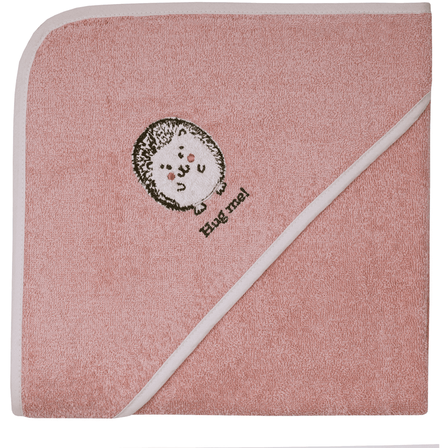 WÖRNER SÜDFROTTIER Badehåndklæde med hætte pindsvin pink 