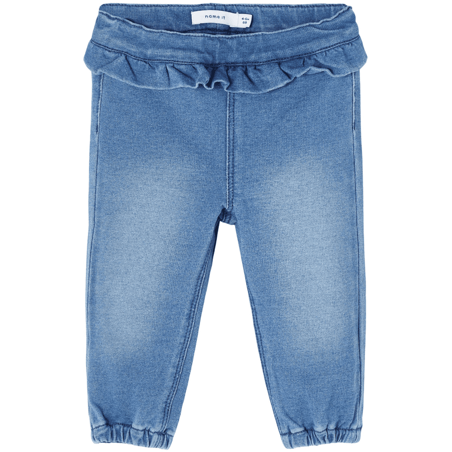 name it Sweatpants Nbfbibi Medium Blå Denim