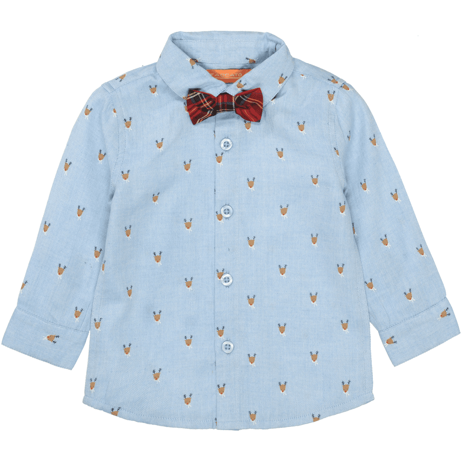 STACCATO  Chemise avec noeud papillon bleu