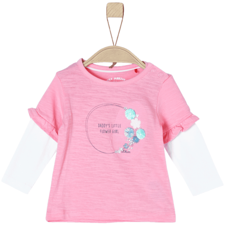 s.Oliver Girls Maglia a manica lunga rosa chiaro