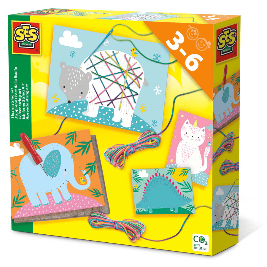 SES Creative® Ich lerne String Art
