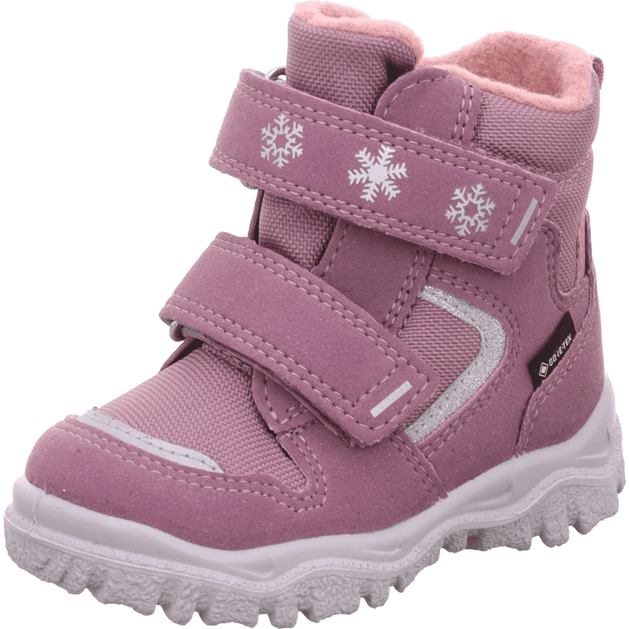 superfit Bottes enfant scratch Husky violet/rose largeur moyenne