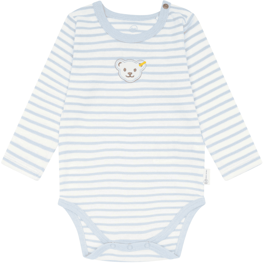 Steiff Hemelsblauw Bodysuit met lange mouwen