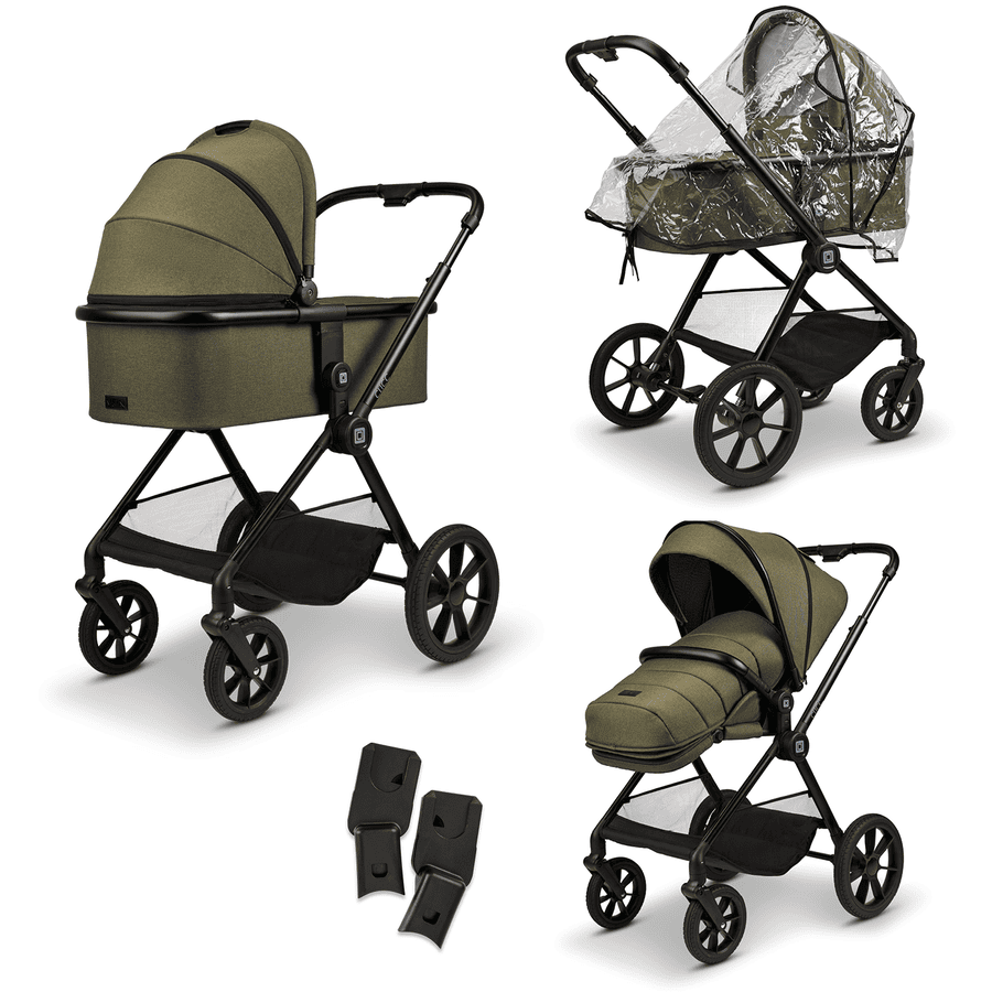 MOON Carrito de bebé 2 en 1 Clicc colección 2024 moss green melange