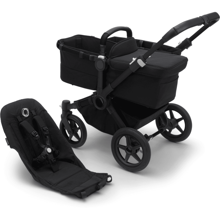 bugaboo Poussette duo combinée 2en1 Donkey 5 Base Black/Black Midnight