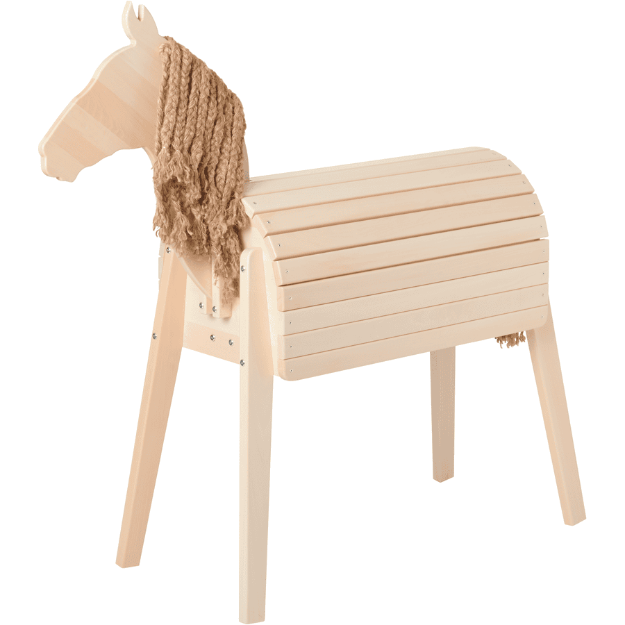 kindsgard Caballo de madera exterior hoppgalopp nature