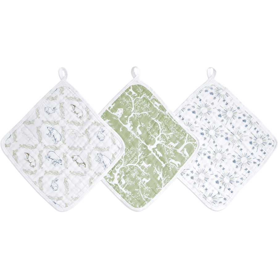 aden +anais™ Musslin vaskeklut 3-pack Harmony