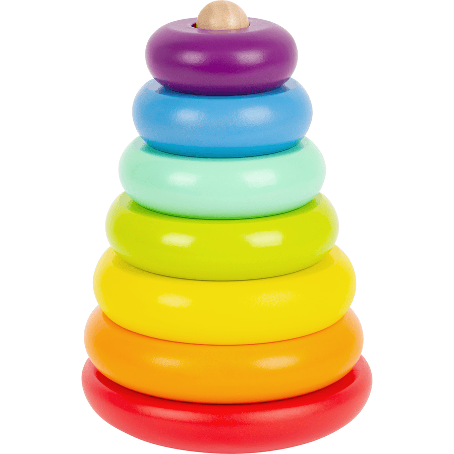 Small foot® Stacking tower rainbow