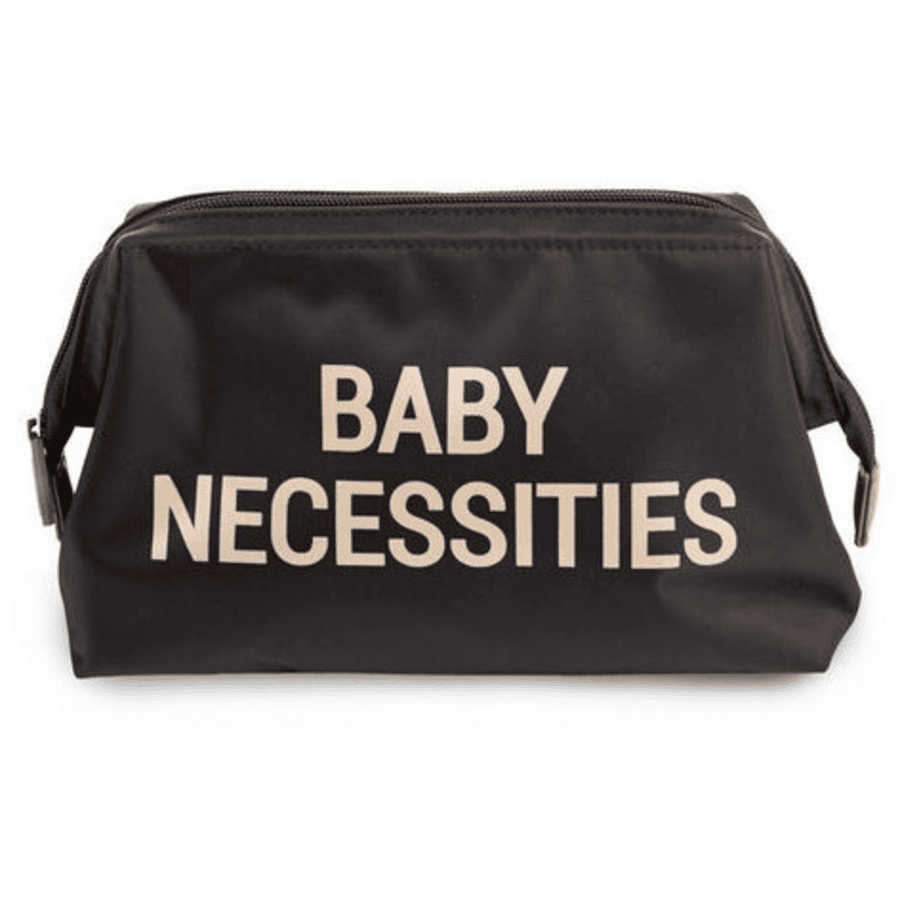 CHILDHOME Toaletní taška Baby Necessities černá / zlatá