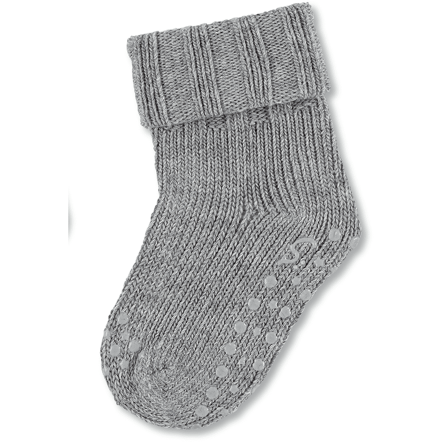 Sterntaler ABS batolecí ponožky Vlna stříbrná melanž 