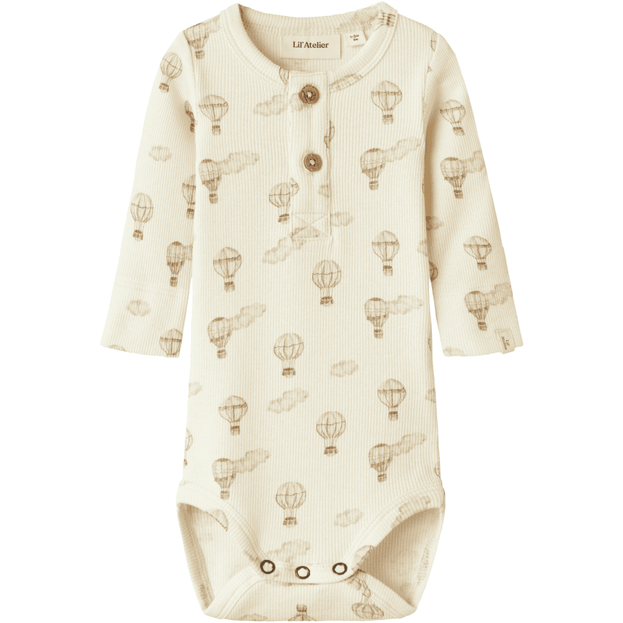 Lil'Atelier Langarmbody Nbngavo Turtledove