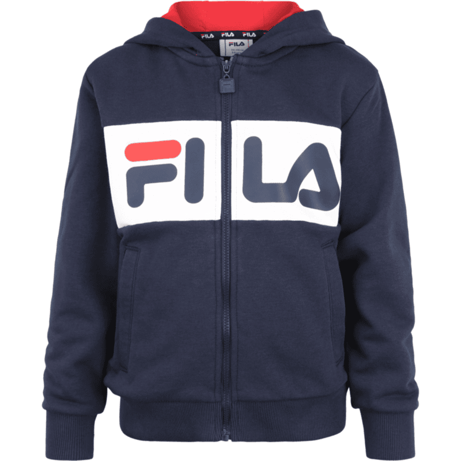 Fila Kids Hoody Jacket Franklin black iris - b right  white 