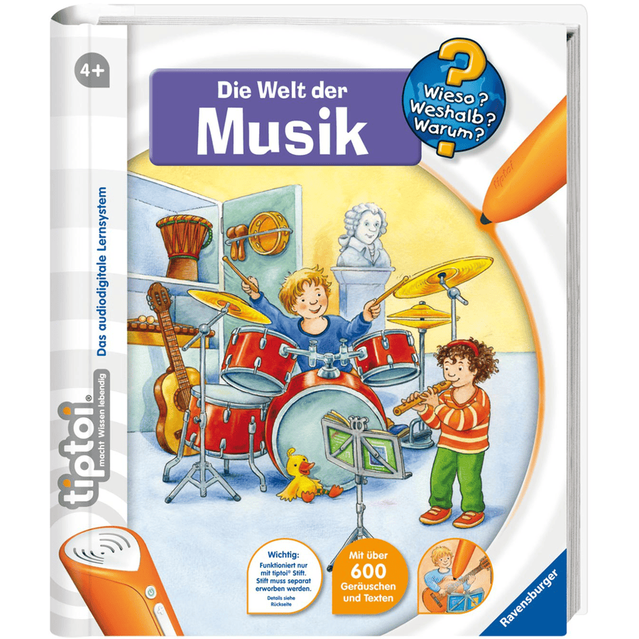 Ravensburger tiptoi® Wieso? Weshalb? Warum? 3: Die Welt der Musik