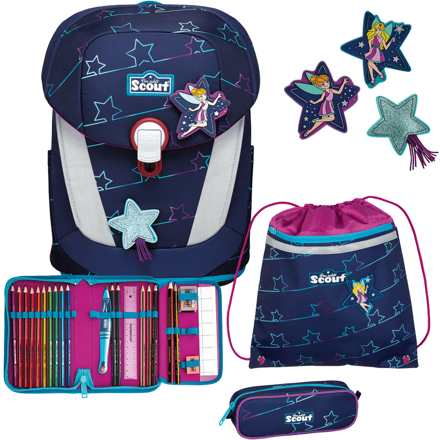 Scout Sunny II - Blue Star, 4 piezas.