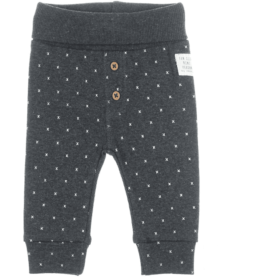 Feetje Bukser AOP Mini Person anthracite-melange