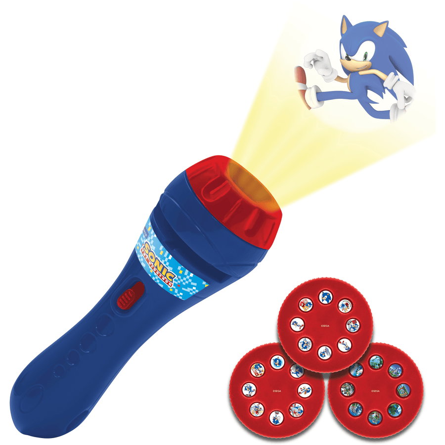 LEXIBOOK Projecteur et lampe de poche Sonic Story