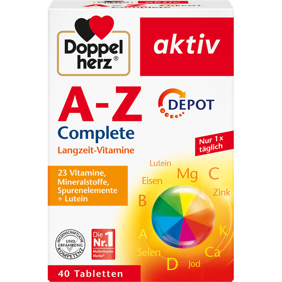 Doppelherz Depot-Tabletten Complete Langzeit-Vitamine, 40 Tabletten