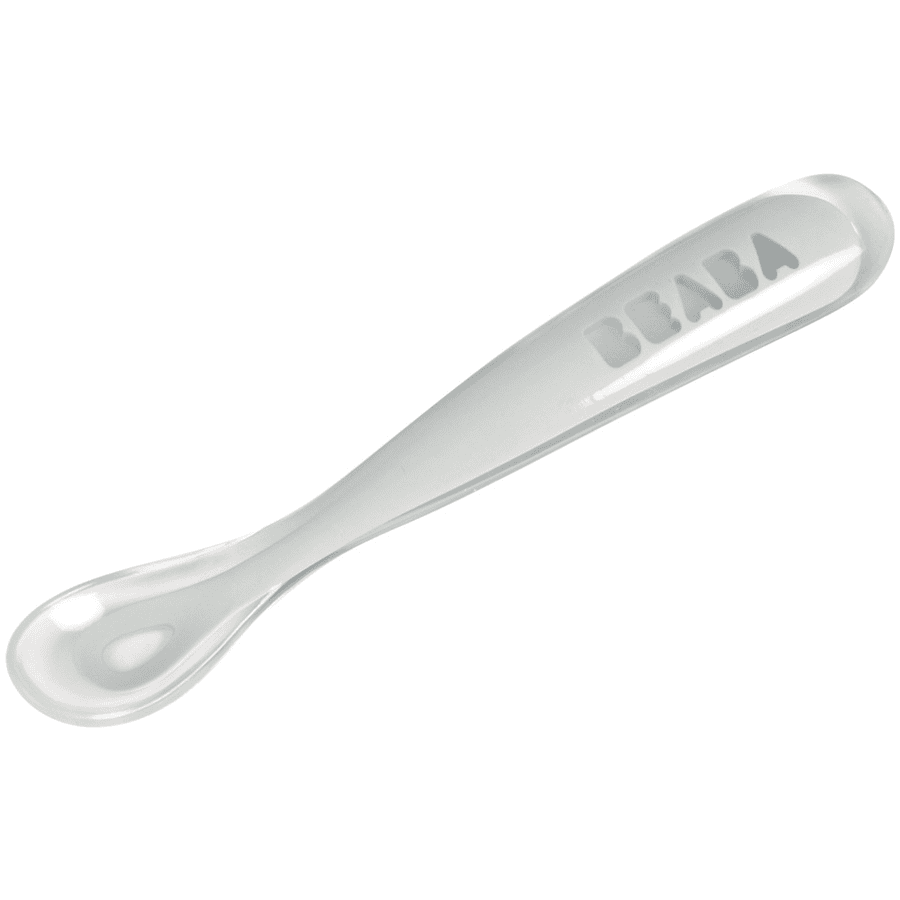 BEABA Ergonomisk babyskje av silikon 1. alder grå