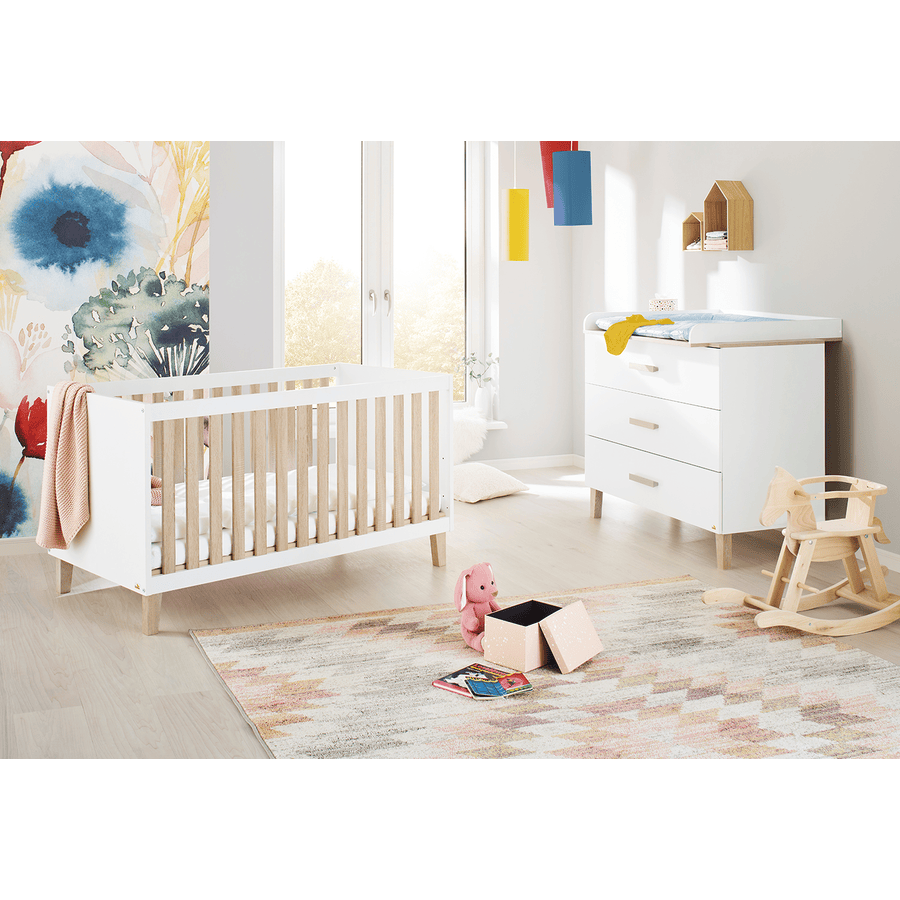 Pinolino Kinderkamerset Lumi 2st. breed met bed 60 x 120 cm