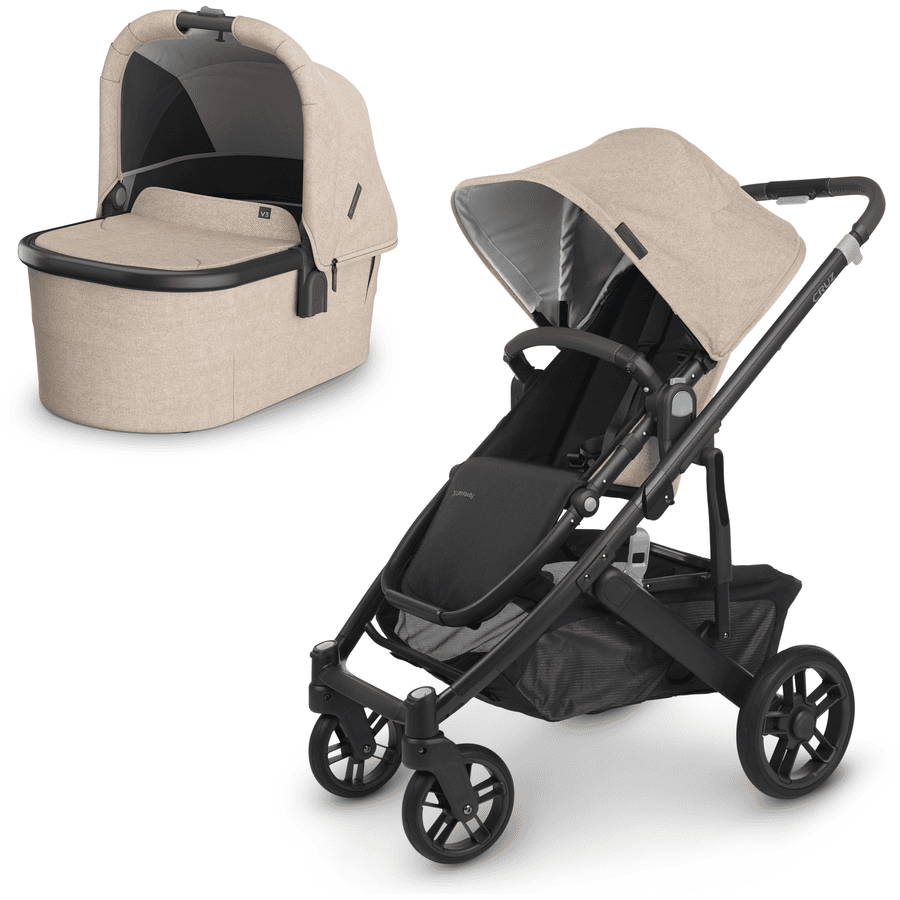 UPPAbaby Sportwagen Cruz V2 inklusive Babywanne Liam Oat Mélange