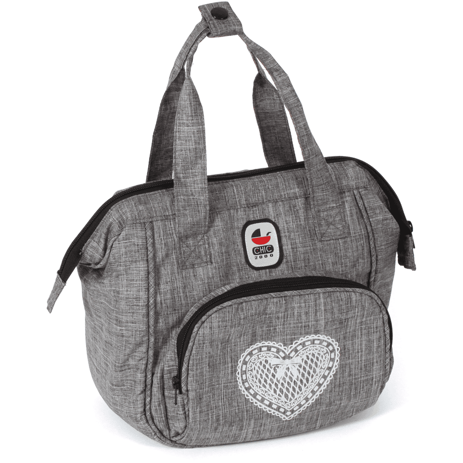 BAYER CHIC 2000 Bolso cambiador para muñecas, gris vaquero