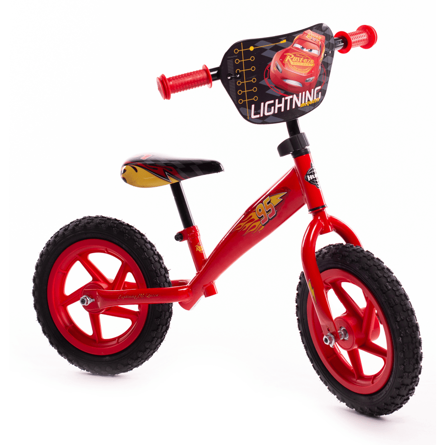 Huffy Bici senza pedali Disney Cars 12 pollici, rosso