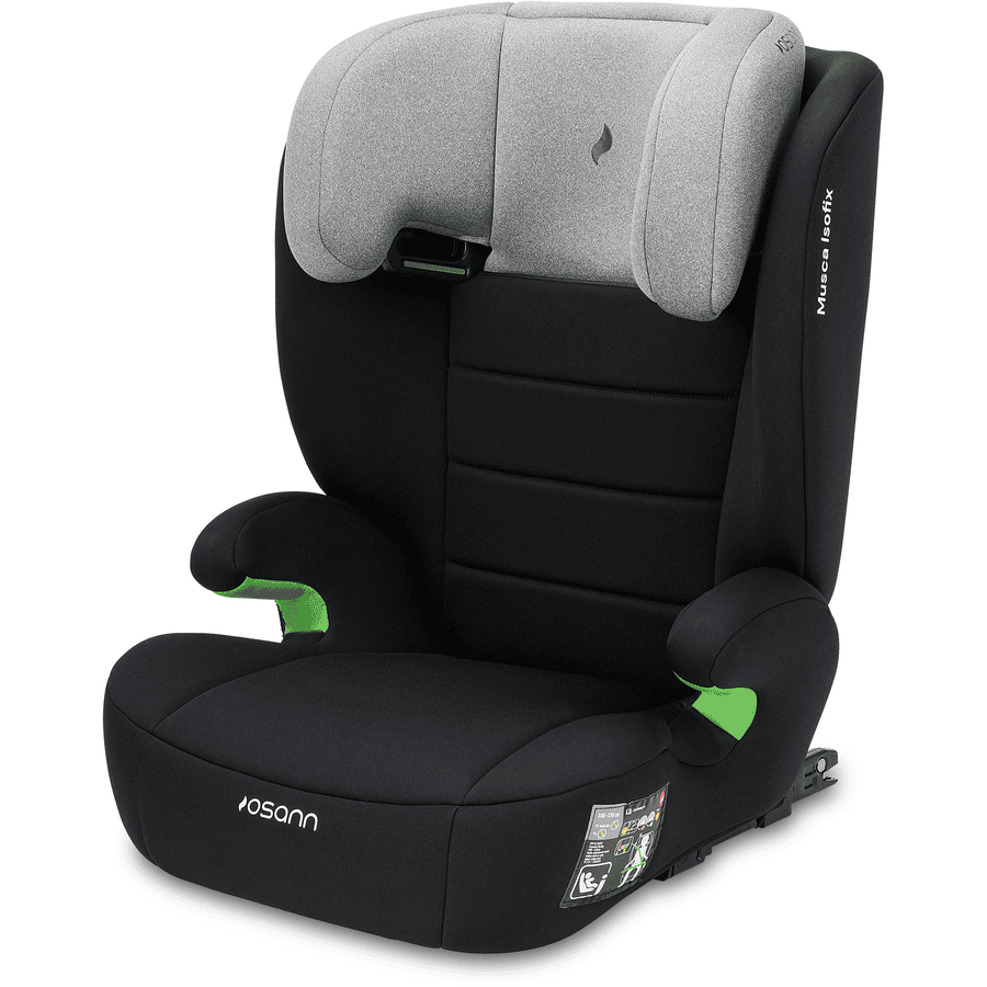 osann autostol Musca Isofix 100 til 150 cm YC15F Grey Melange