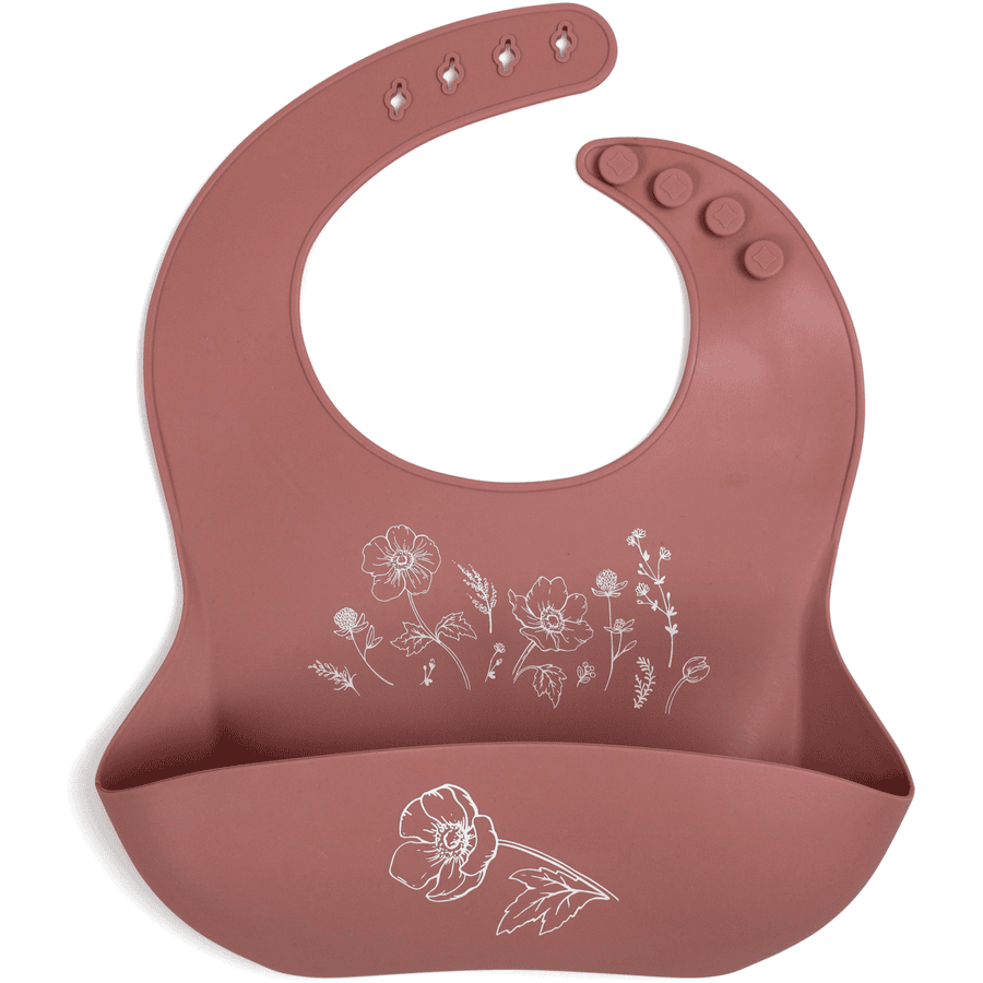 Filibabba  Silicone Slabbetje - Geval Flower 