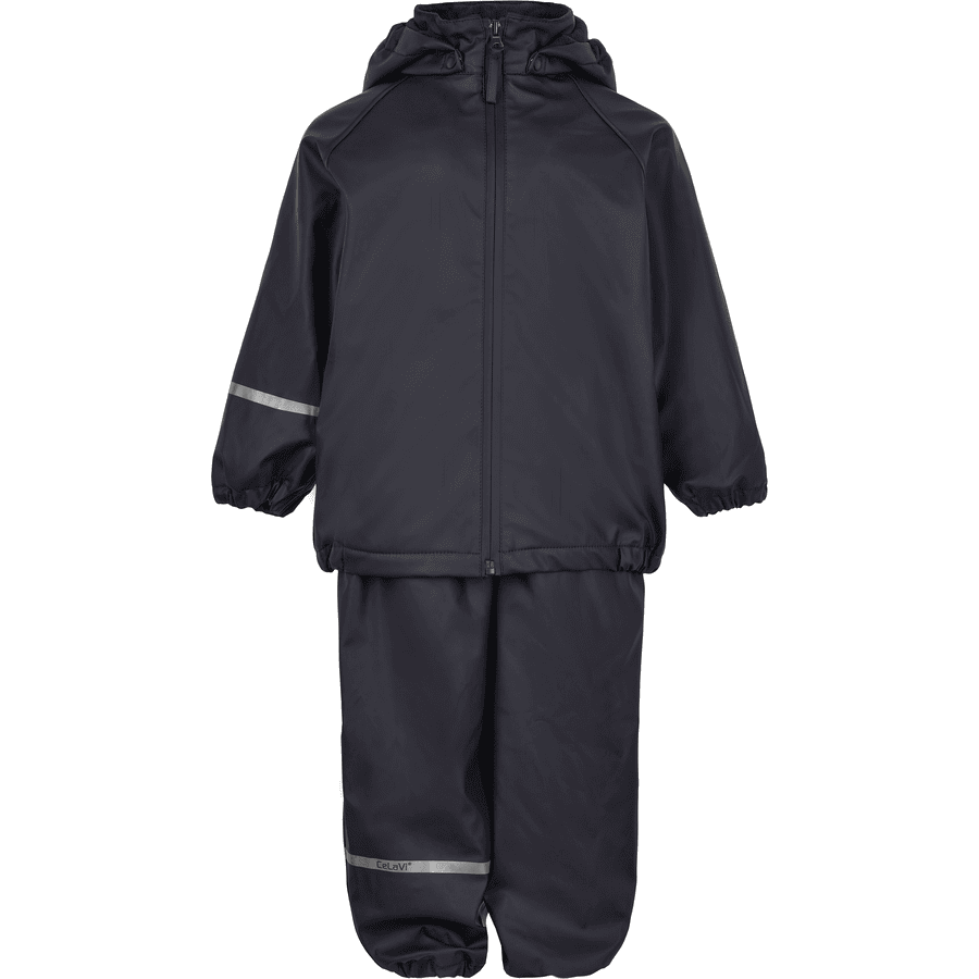 CeLaVi Salopette et veste de pluie enfant Full Lining Dark Navy