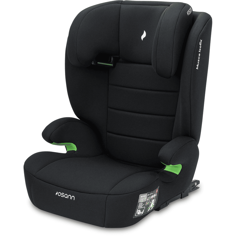 osann autostol Musca Isofix 100 til 150 cm YC15F Black 