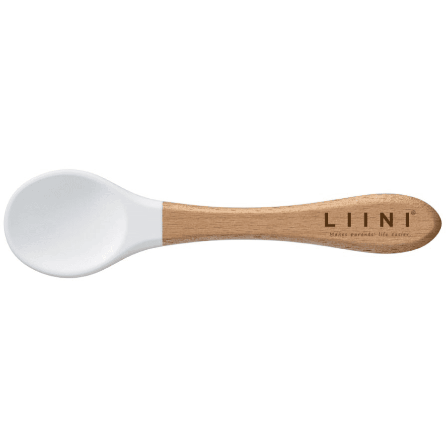 LIINI® Cucchiaio da porridge in legno, bianco