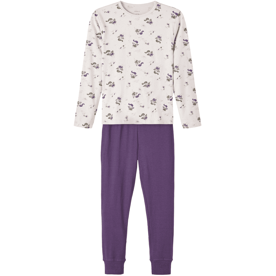 name it Pyjamas 2-delt Grå Syrin