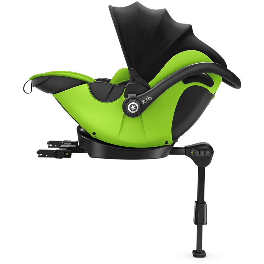 Kiddy  Lasten turvaistuin Evoluna i-Size 2 ja Basi station Isofix Base 2 Lizard kanssa Green 