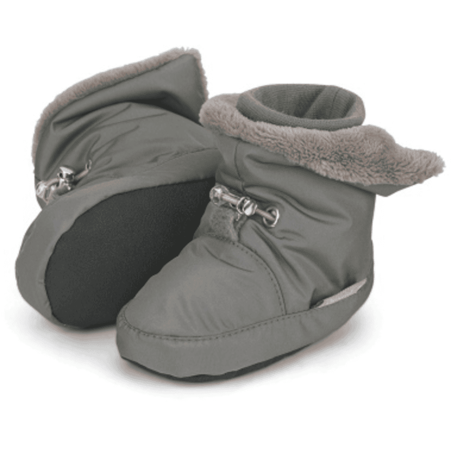 Sterntaler Chaussons bébé unis vert foncé 