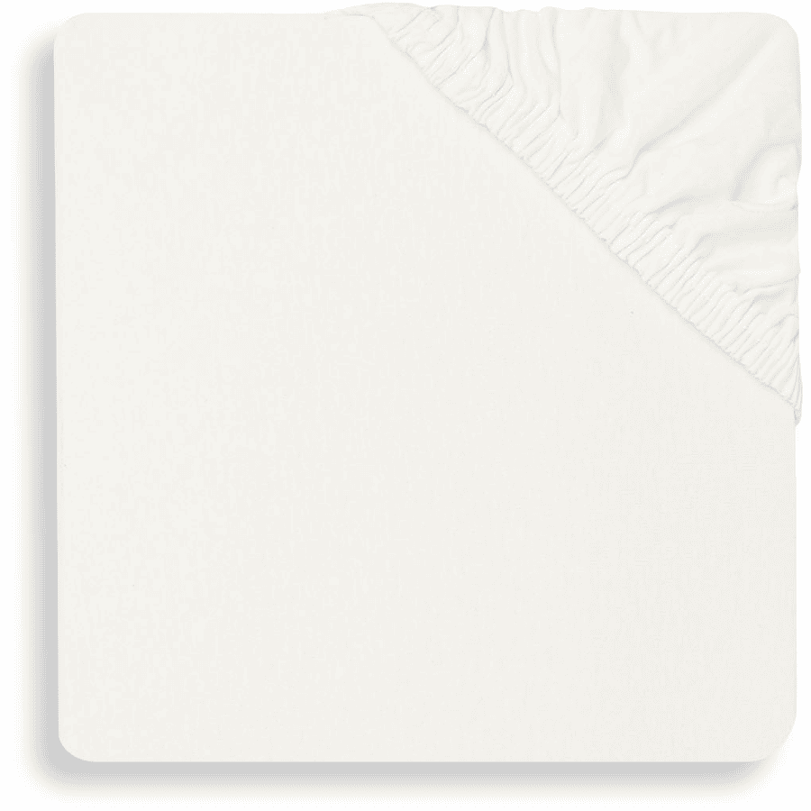 jollein Jersey-spændelagen ivory 60x120 cm