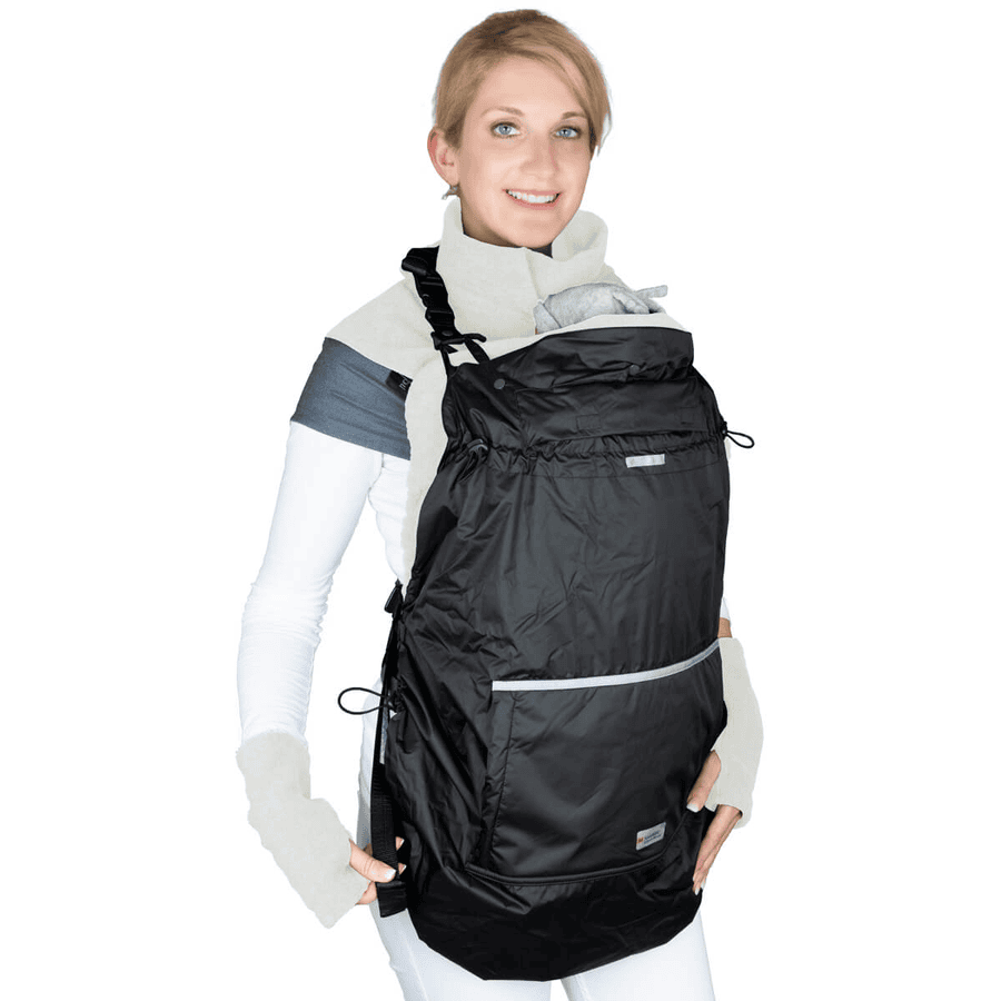 Hoppediz Couverture de portage 3en1 polaire sable