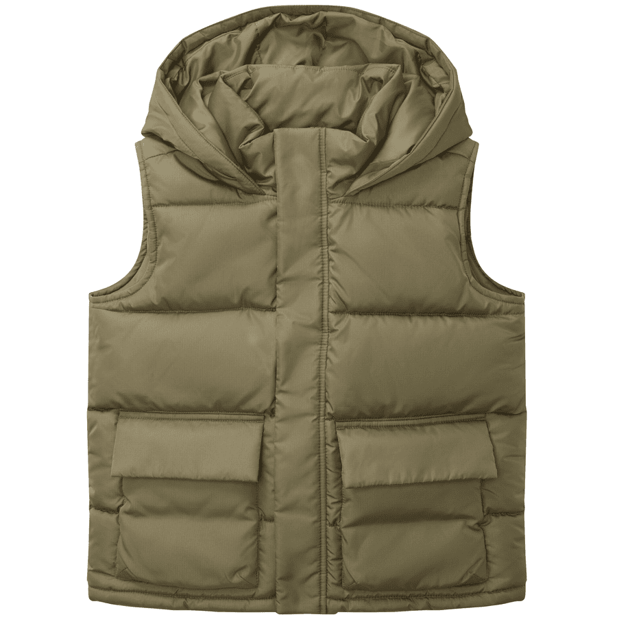 TOM TAILOR Gilet Dusty Olive Green 