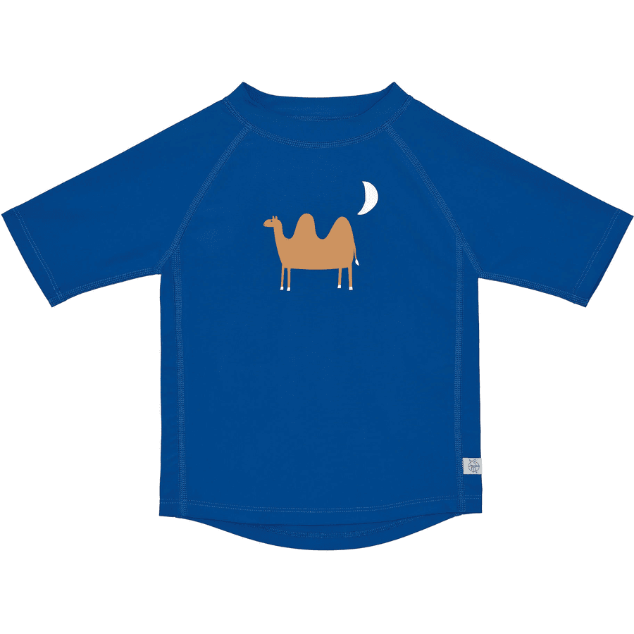 LÄSSIG Koszulka pływacka UV z krótkim rękawem camel blue