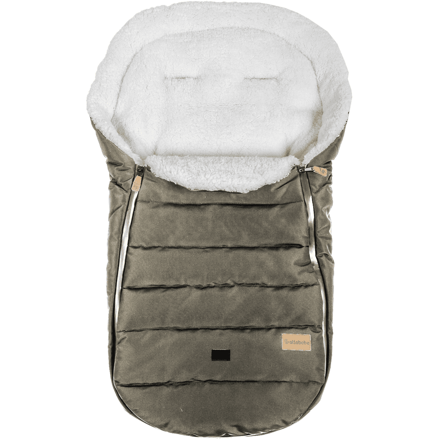 Altabebe Oslo wintervoetenzak voor kinderwagen granite-whitewash