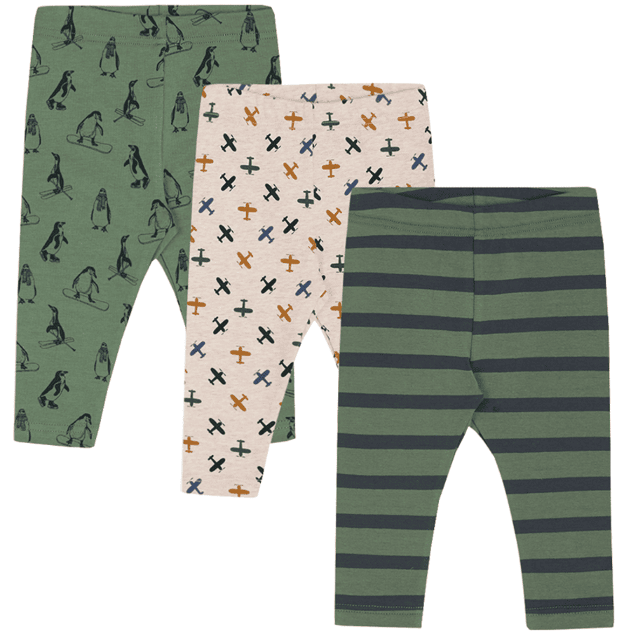 Hust &amp; Claire Leggings 3 Pack Luke Duck green 