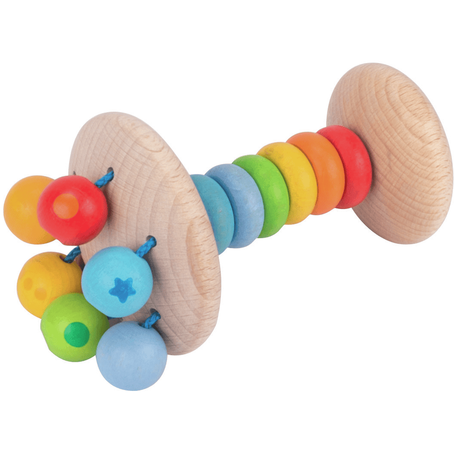 HEIMESS soft colors Greifling/Stielrassel Elastik Regenbogen