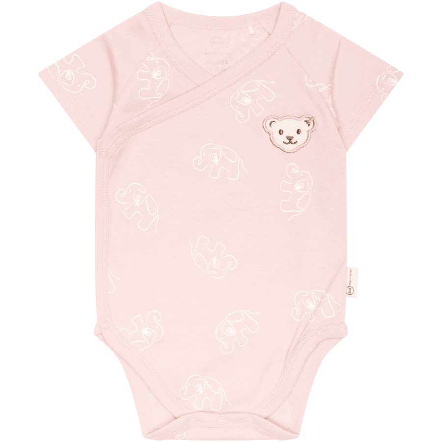 Steiff Swaddle body GOTS silver roze