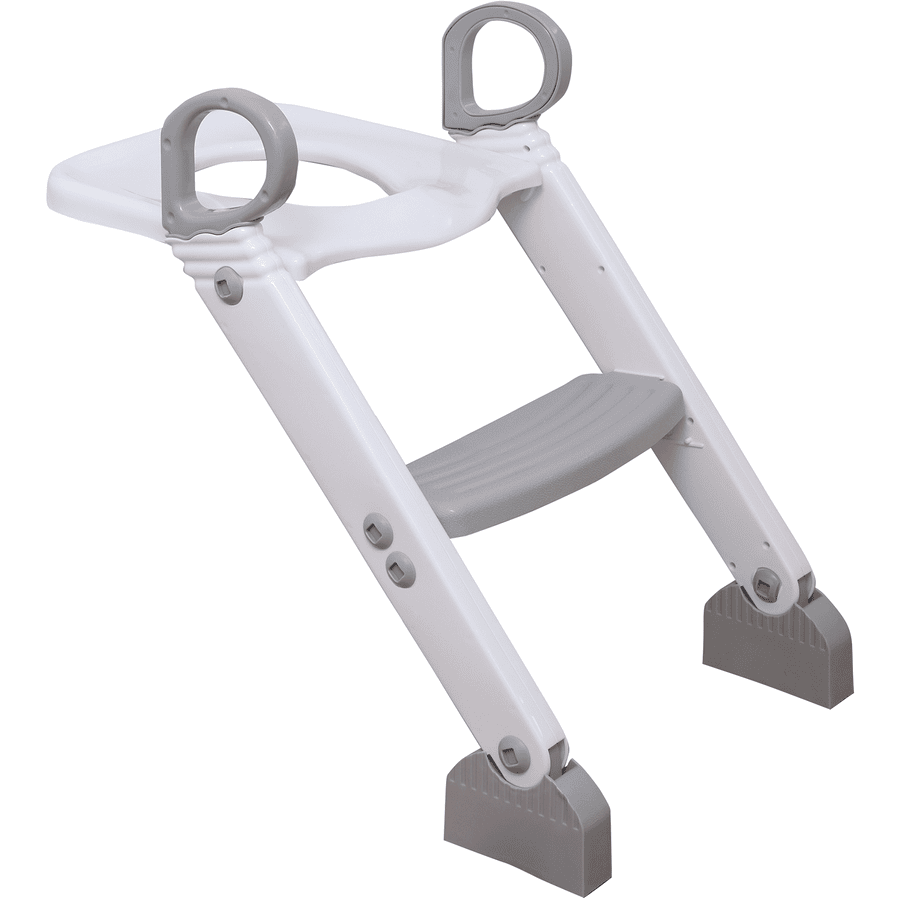 Dream baby ® Toilettrainer met ladder in grijs/wit
