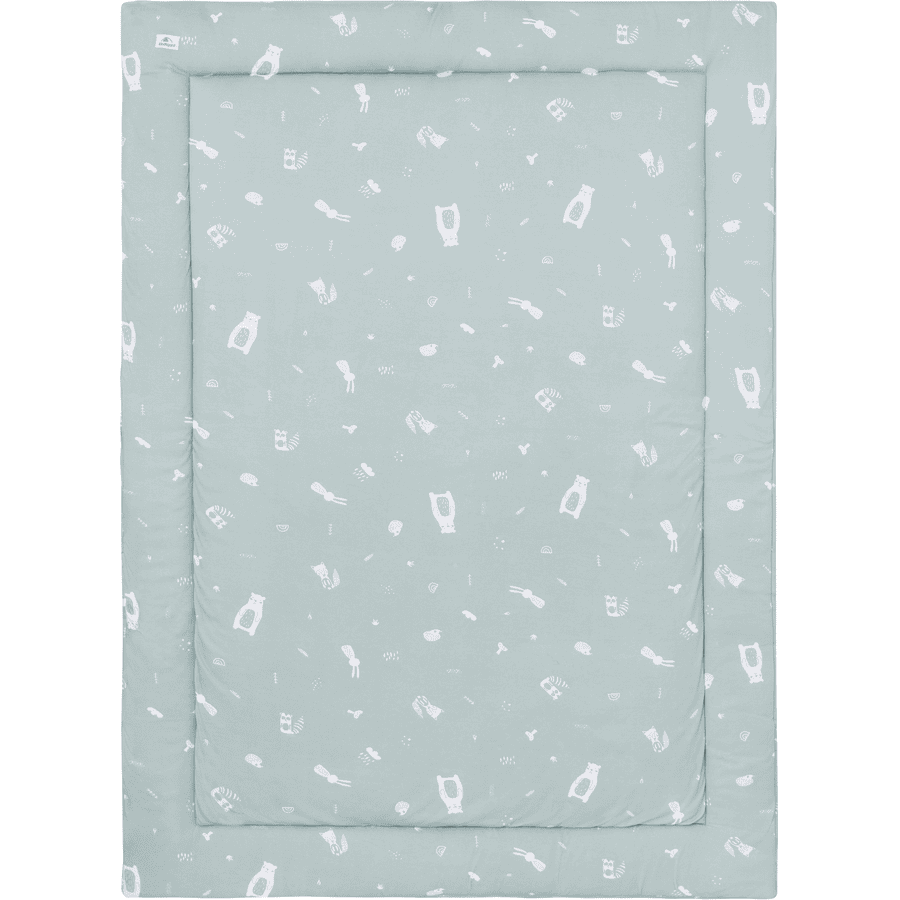 kindsgard Manta para gatear, suave 100 x 135 cm menta