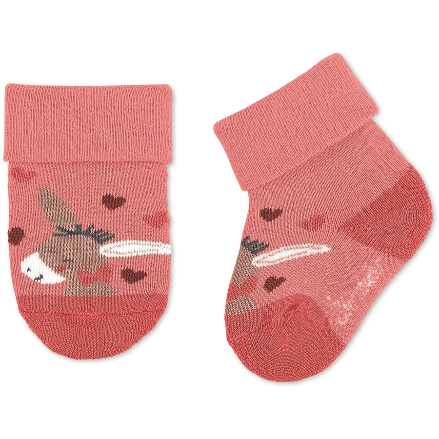 Sterntaler Chaussettes pour bébé Emmily rouge moyen 