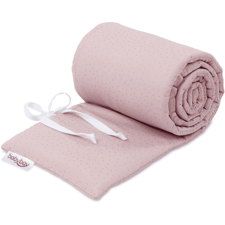 Comfort Comfort babybay® nido serpiente para modelo Maxi, Boxspring y Plus rosé glitter dots oro