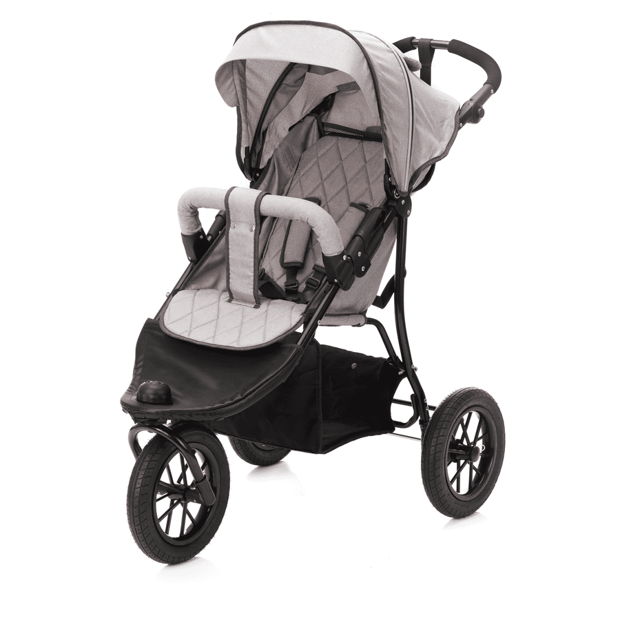 fillikid Klapvogn Jogger Light Grey Melange
