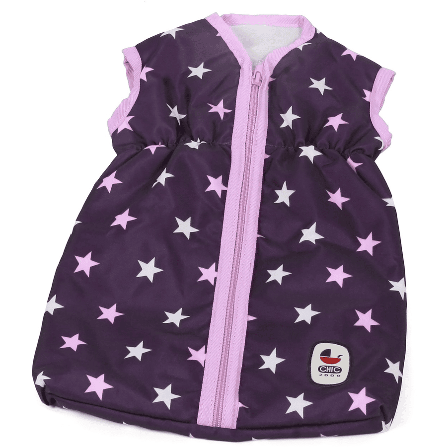 BAYER CHIC 2000 Gigoteuse pour poupée étoiles violet