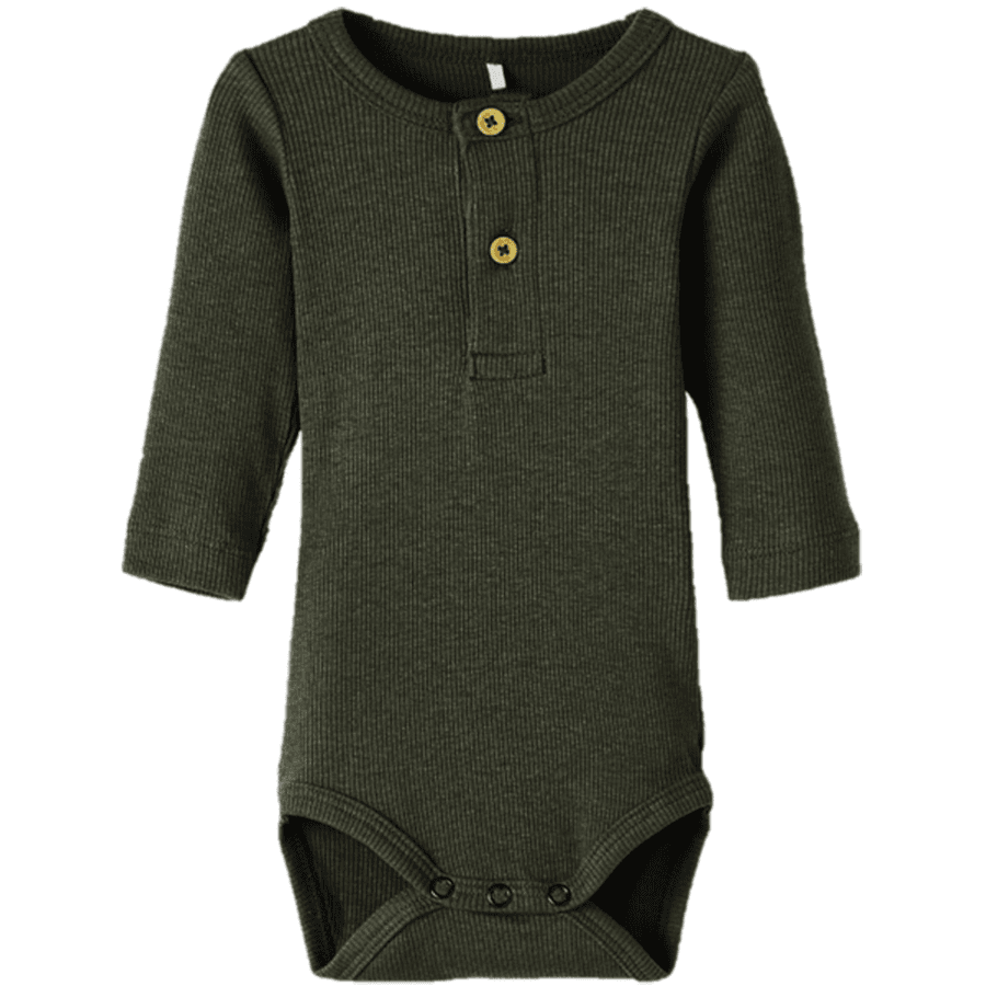 name it Pitkähihainen bodysuit Nbmkab Rifle Green 