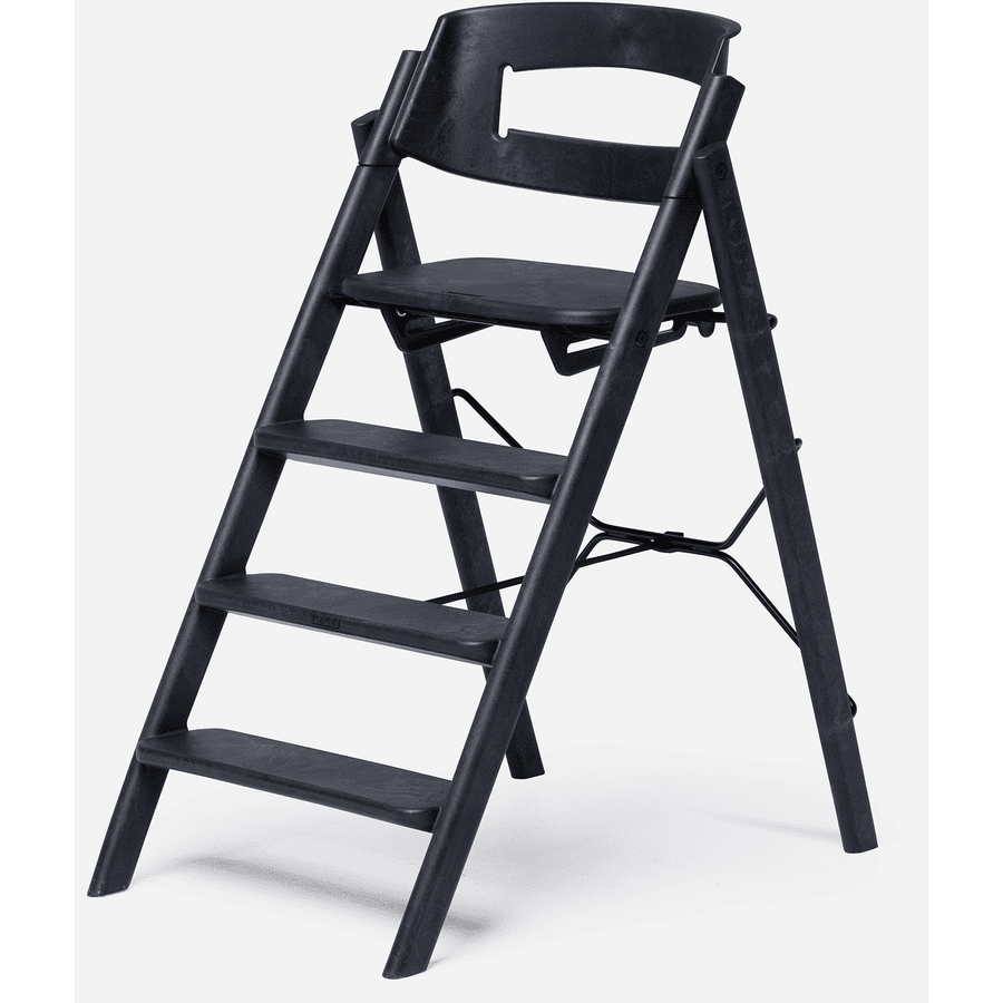KAOS jídelní židlička Charcoal Black Recycled Edition